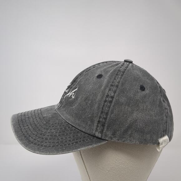 Alpha Phi Slideback Baseball Cap Gray One Size Adjustable Embroidered Dalix - Picture 3 of 9